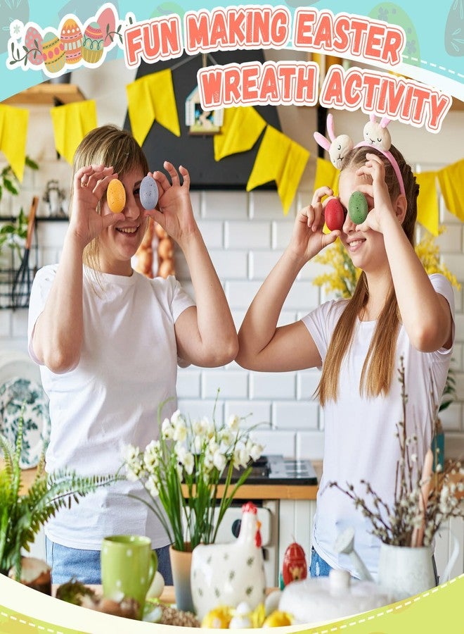 مجموعة ميني إنفلات من 12 بيضة عيد الفصح الإسفنجية مقاس 2.4 بوصة، بيض ملون بألوان الباستيل منقطة مع علب كرتونية لتزيين الطاولة والمنزل والحديقة والدجاج وحفلات عيد الفصح الربيعية (متعددة الألوان) - Image 4